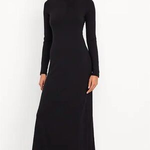 Old Navy Classic Black Long Sleeve Dress